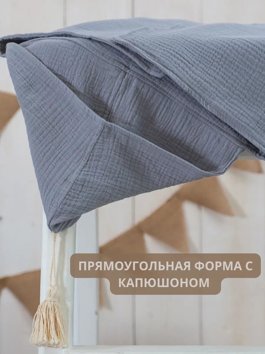 Полотенце-уголок детское для ванной банное — фото 1