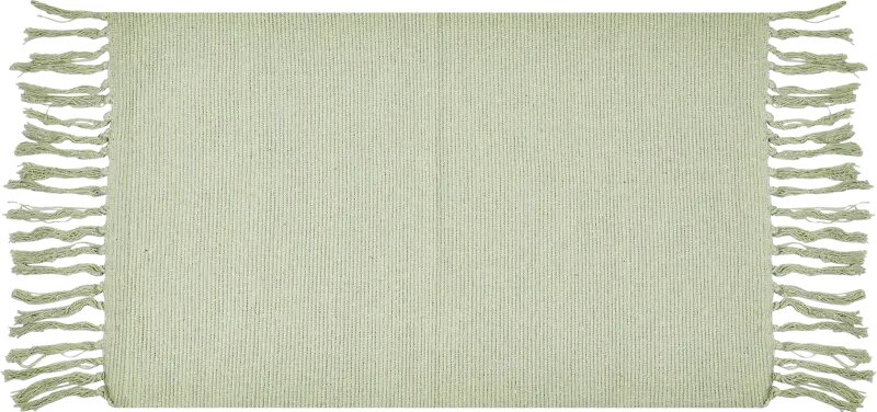 Коврик декоративный хлопок Solid Mat JBT-001-01 50x80 см цвет зеленый