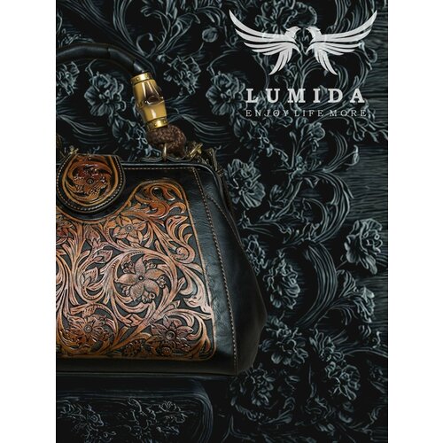 Сумка саквояж LUMIDA, фактура тиснение, рельефная, гладкая, матовая, белый