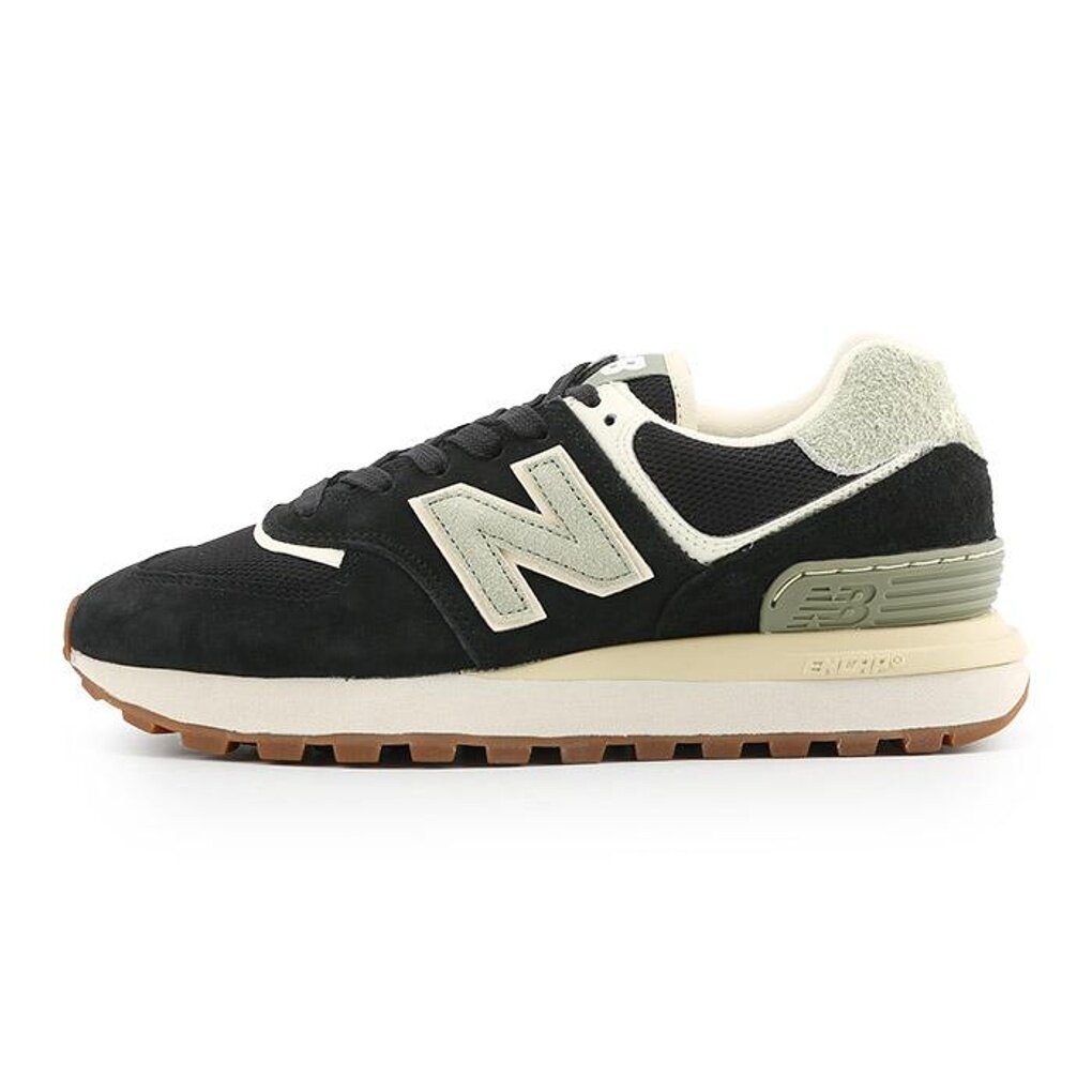 Кроссовки New Balance 574, полнота B, размер 44 EU (28 cm), черный, синий, серый