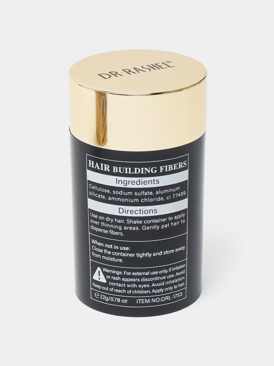 Загуститель волос Hair bulding fibers (Black) 22gr DRL-1753 — фото 1
