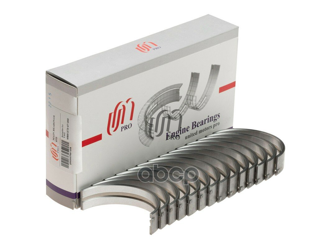 Вкладыши коренные STD VW AAA (VR6) STD United Motors арт. MBS127207000