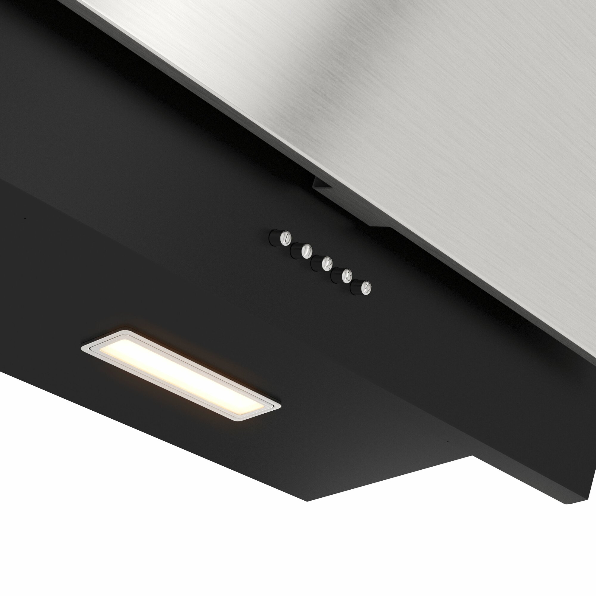 Каминная вытяжка Elikor Квадра нерж - фото №6