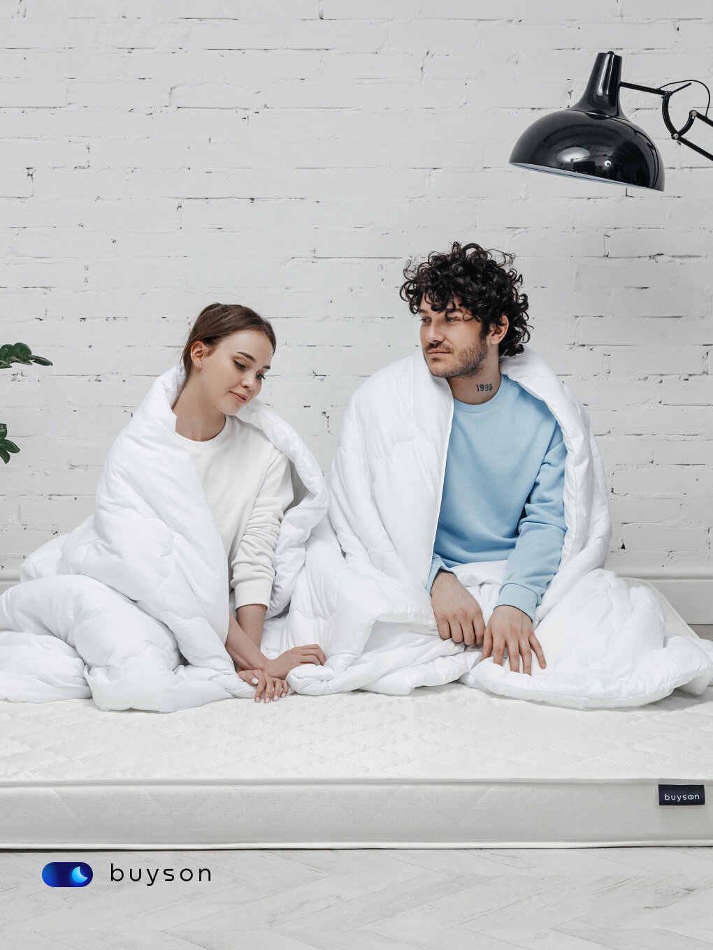Одеяло buyson BuyFirst, 205х172 см, 2-х спальное, всесезонное, с наполнителем полиэфир — фото 1