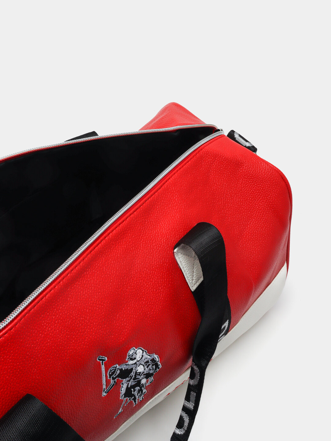 Сумка спортивная , 30 л, 23х27х53 см, ручная кладь, алый — фото 1