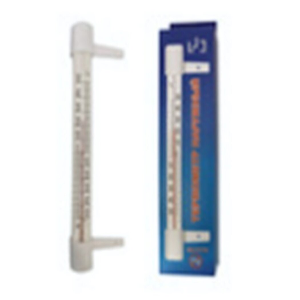 Термометр уличный «ТСН-13» с усиленным корпусом бело-красная шкала пластик