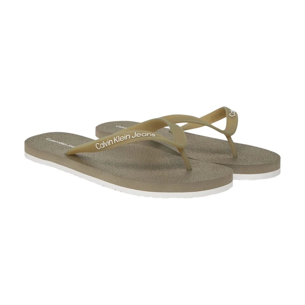 Сланцы CALVIN KLEIN, размер 43 EU, хаки — фото 1