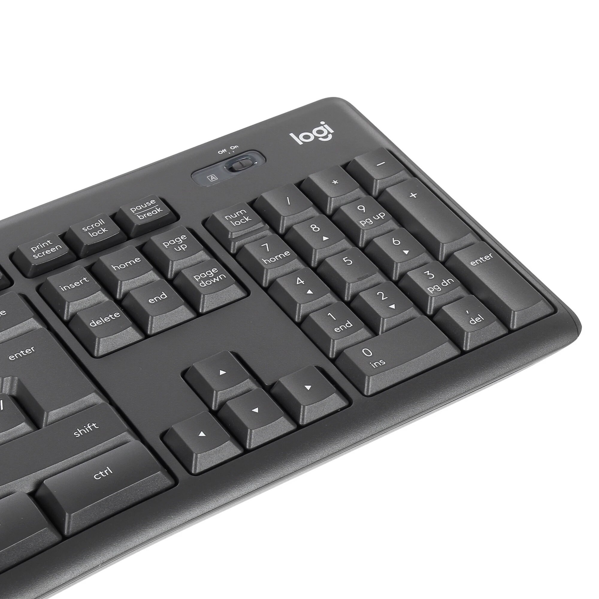 Клавиатура и мышь Logitech MK295/K, Бесшумные клавиши: Есть, Вес: 498 г, Высота: 1.8 см — фото 1