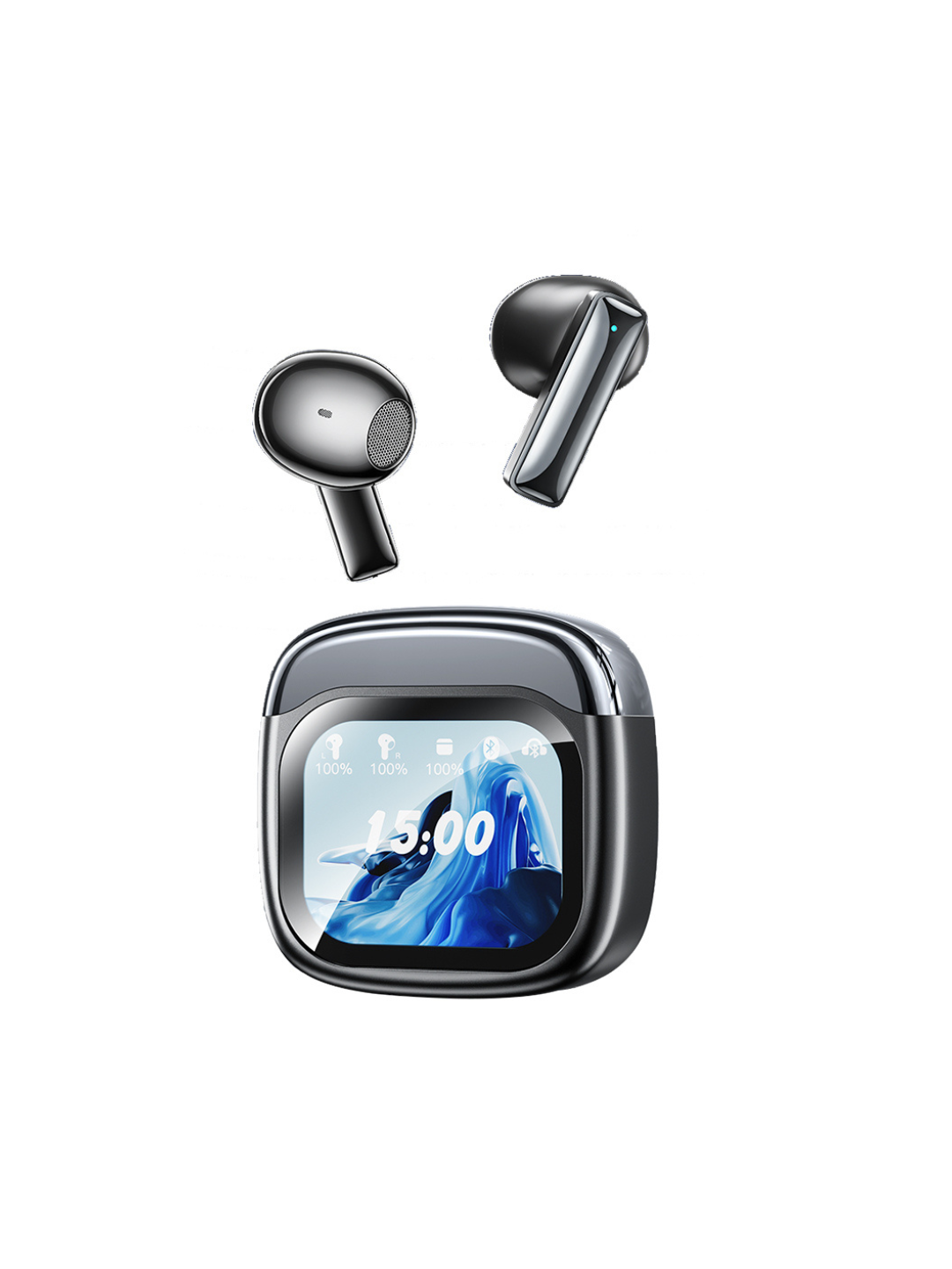 Гарнитура Bluetooth с цветным сенсорным экраном AWEI TP100ENC — фото 1