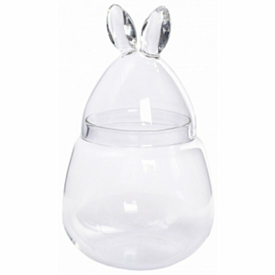 Конфетница Glasserie BUNNY 800 мл стекло прозрачный (GL303)