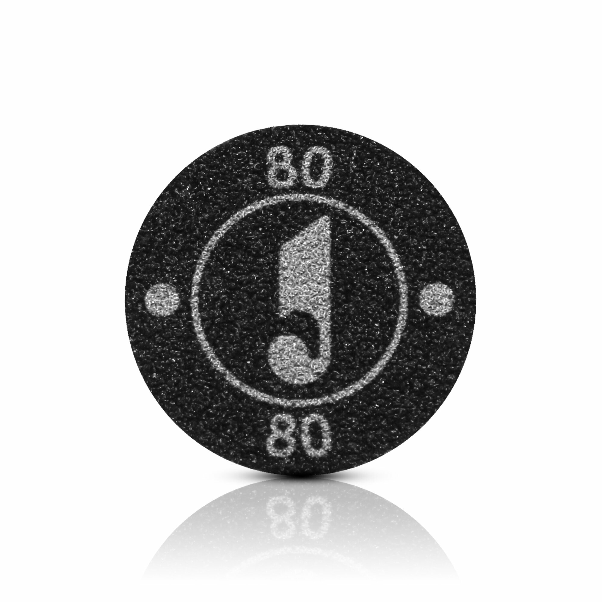 Файлы диски для педикюра абразив 80, D25мм, черный, уп 30 шт