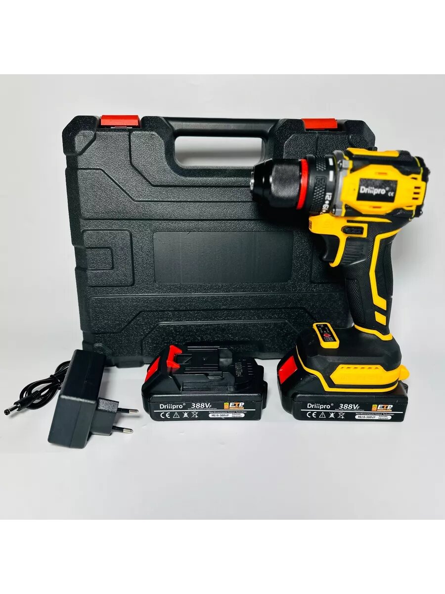 Шуруповерт бесщёточный аккумуляторный ДриллПро