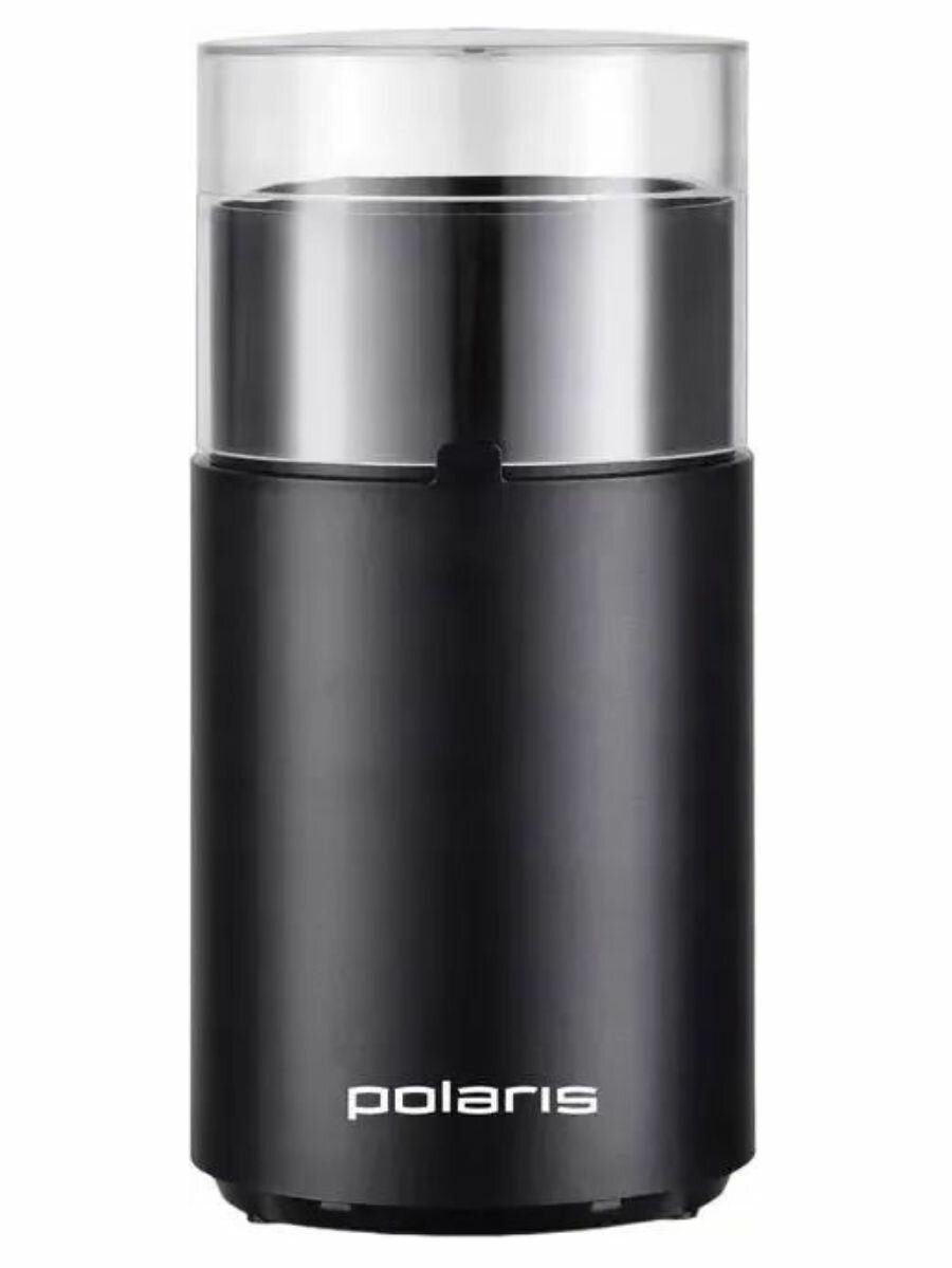 Кофемолка электрическая Polaris PCG 2015 200 Вт 1 скорость импульсный режим работы вместимость 80 г черный