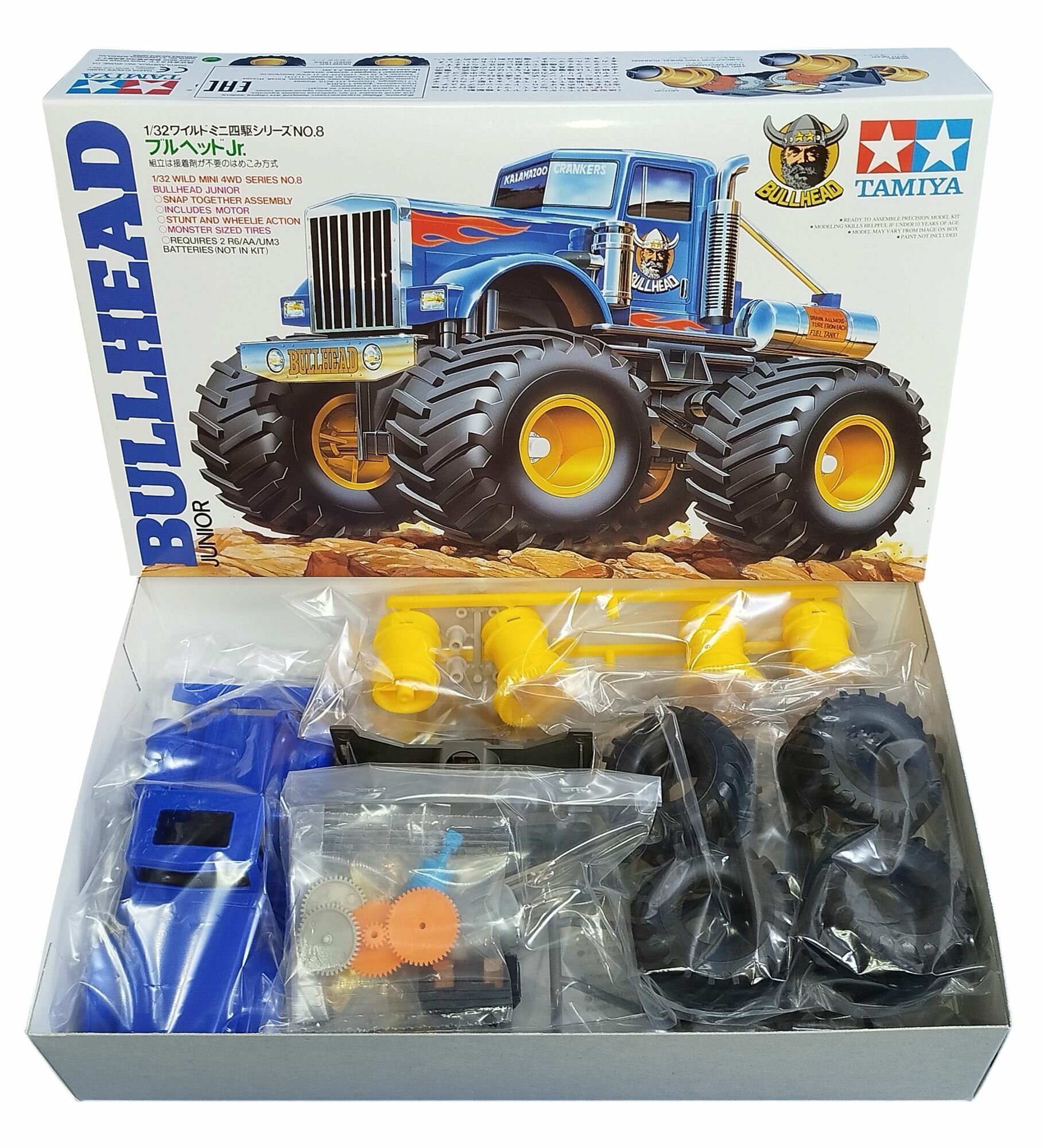17008 TAMIYA Bullhead Jr. с электромоторчиком (1:32) Модель для сборки