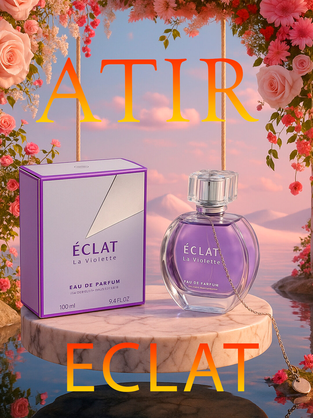 Парфюмерная вода восточная "Eclat La Violette", для женщин, 100мл