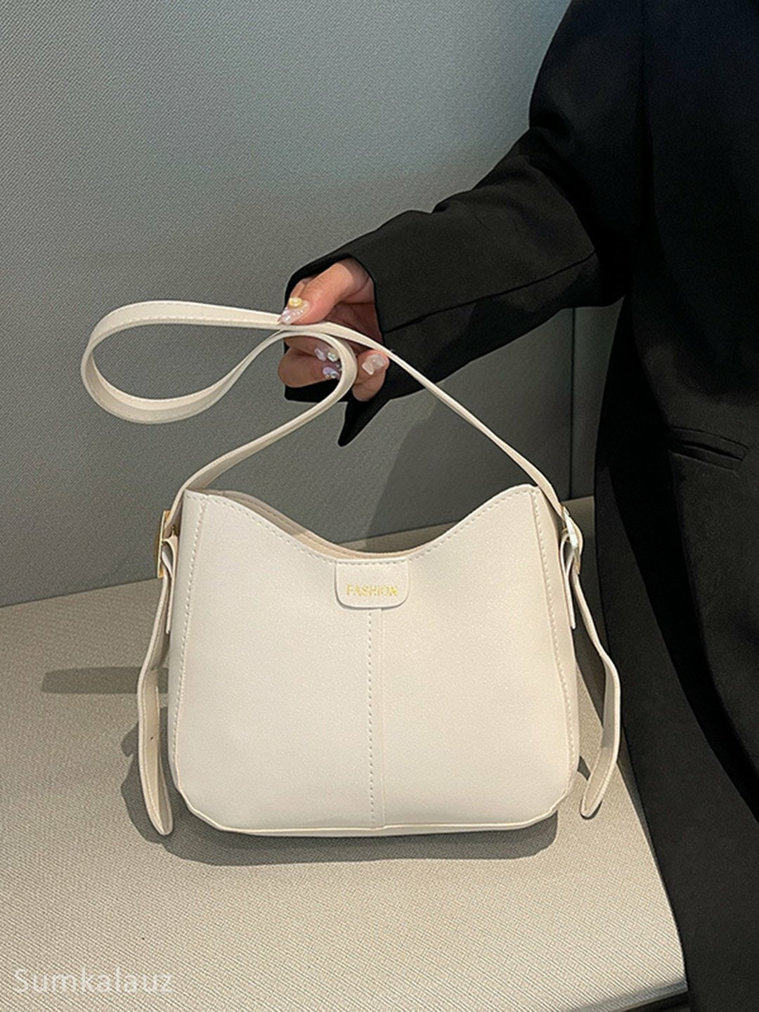 Сумка  FASHION Casual Shoulder Bag, фактура гладкая, белый