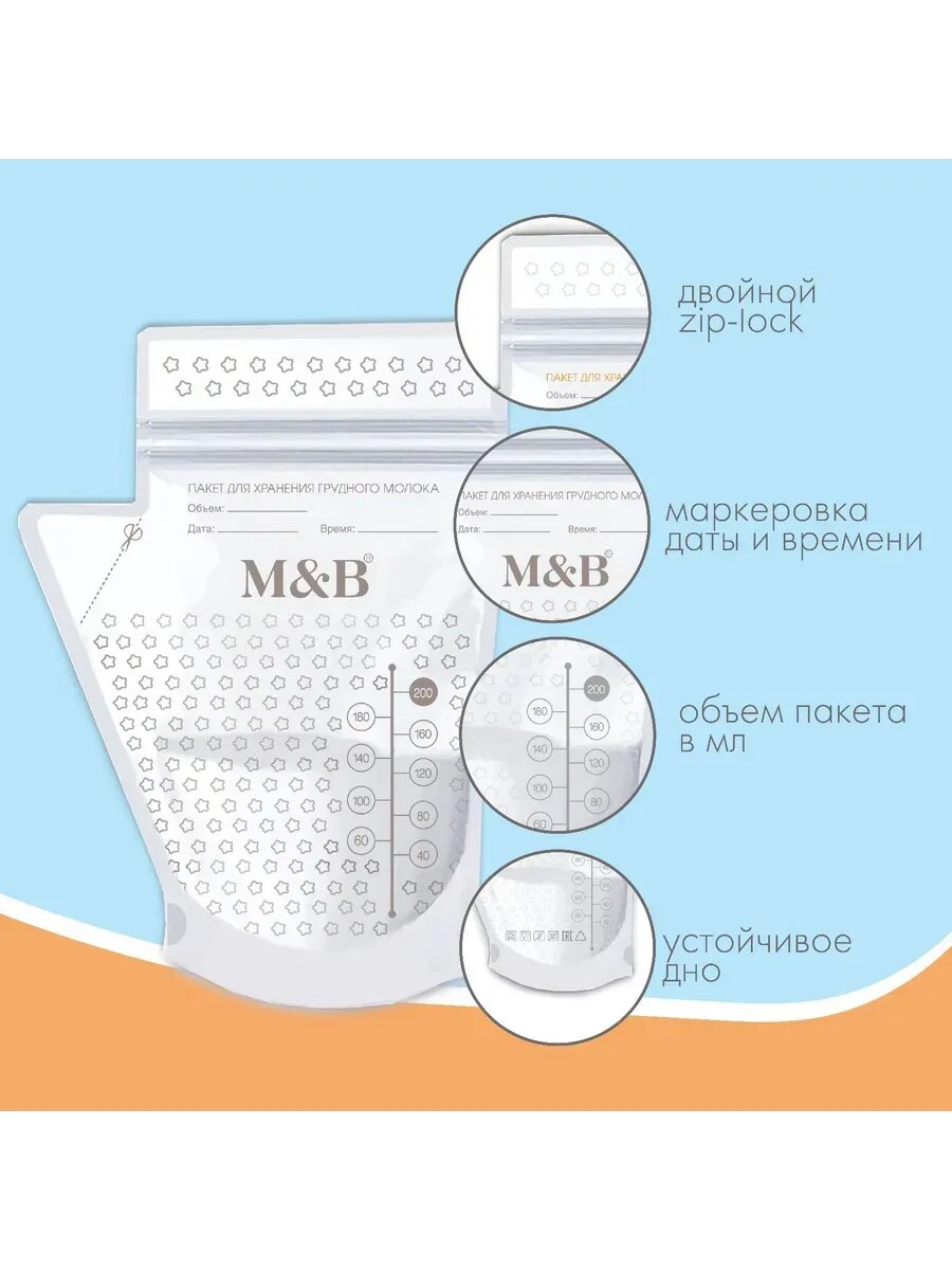 Картинки Пакеты для хранения и заморозки грудного молока