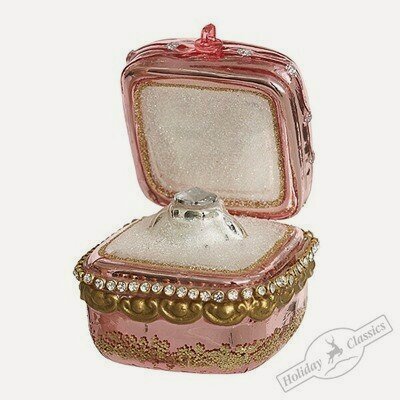 Изображение товара Игрушка на елку Кольцо для невесты, 8.5см