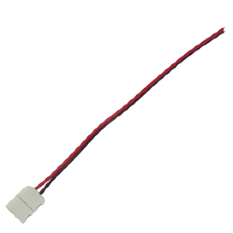 Светодиодные ленты Ecola LED strip коннектор соед кабель с одним 2-х конт зажимным разъемом 8mm 15 см уп 3 шт SC28C1ESB