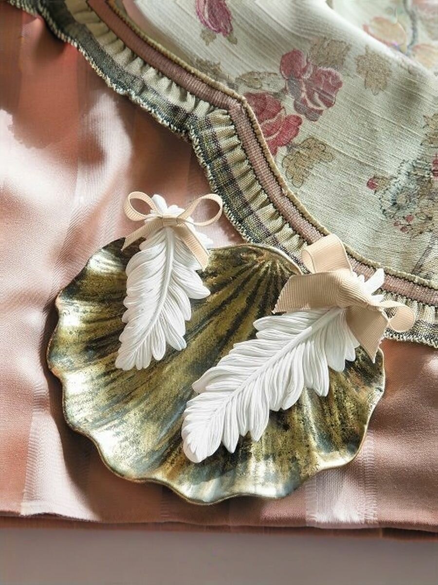 Ароматическая фигурка саше Перышко Аромат Рисовая пудра — фото 1