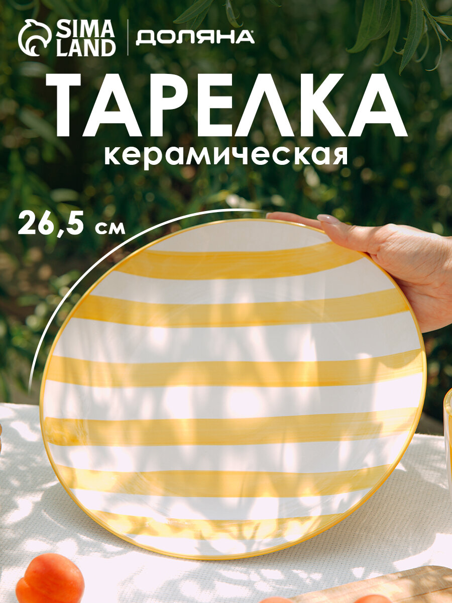 Тарелка обеденная Доляна 