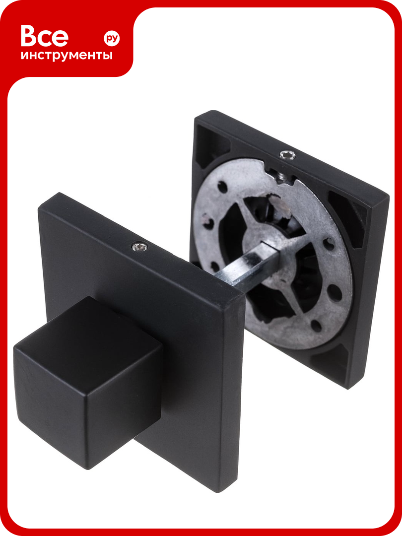 Сантехническая завертка MORELLI MH-WC-S6 BL на квадратной розетке 6 мм цвет-черный 9012706