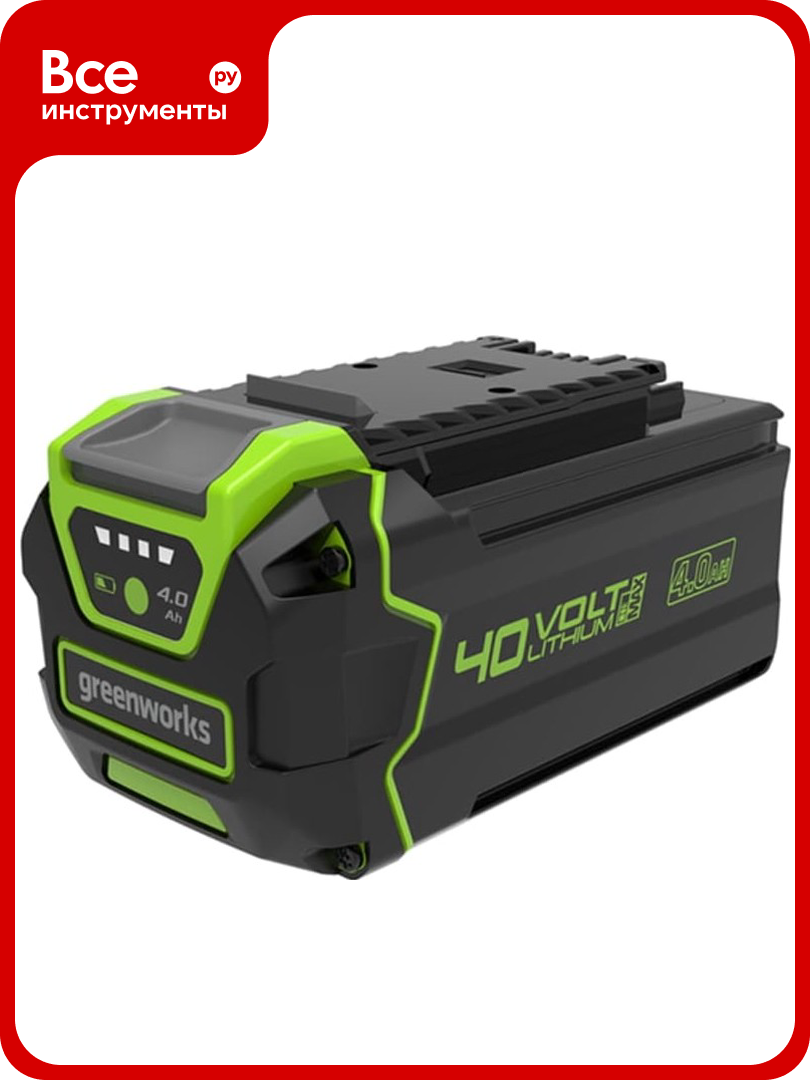 Аккумулятор с USB разъемом G40USB4 40 В 4 Ач GreenWorks 2939507