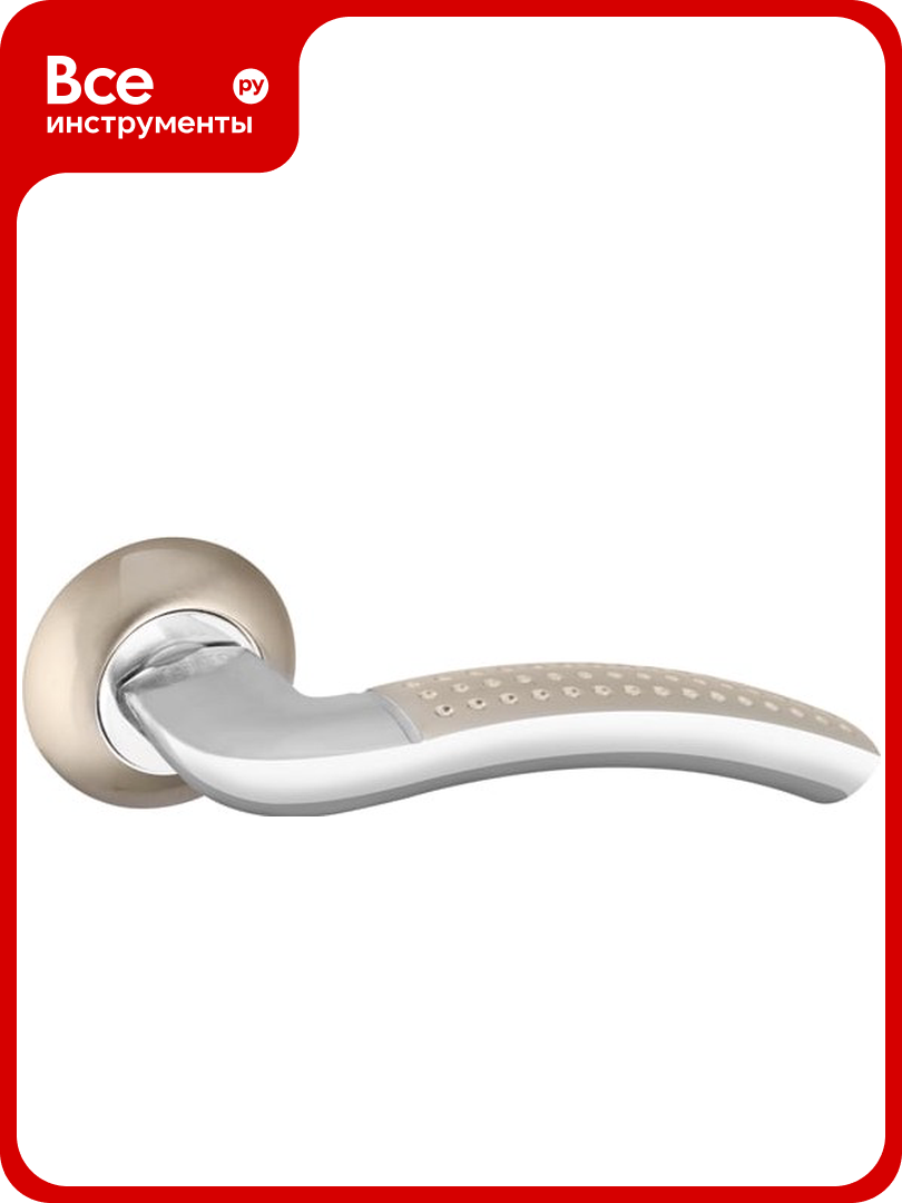 Раздельная ручка PUNTO LOGICA TL SN/CP-3 матовый никель/хром 35749