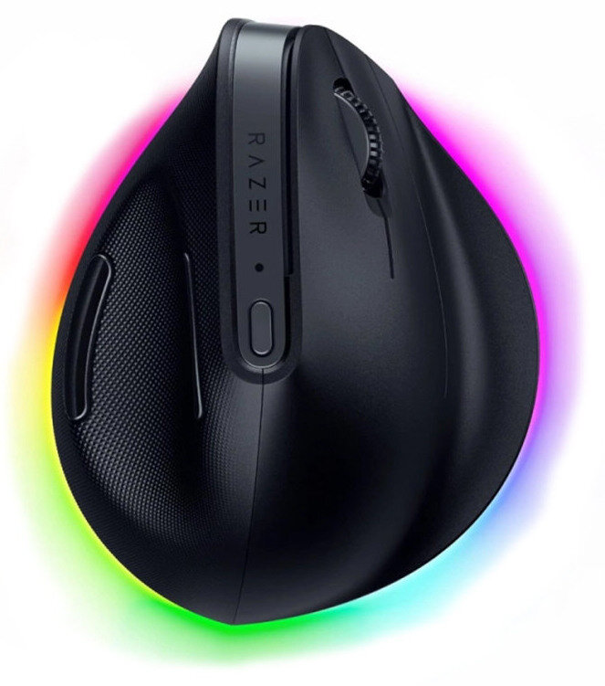 Razer Pro Click V2 Vertical, черный, беспроводная игровая мышь