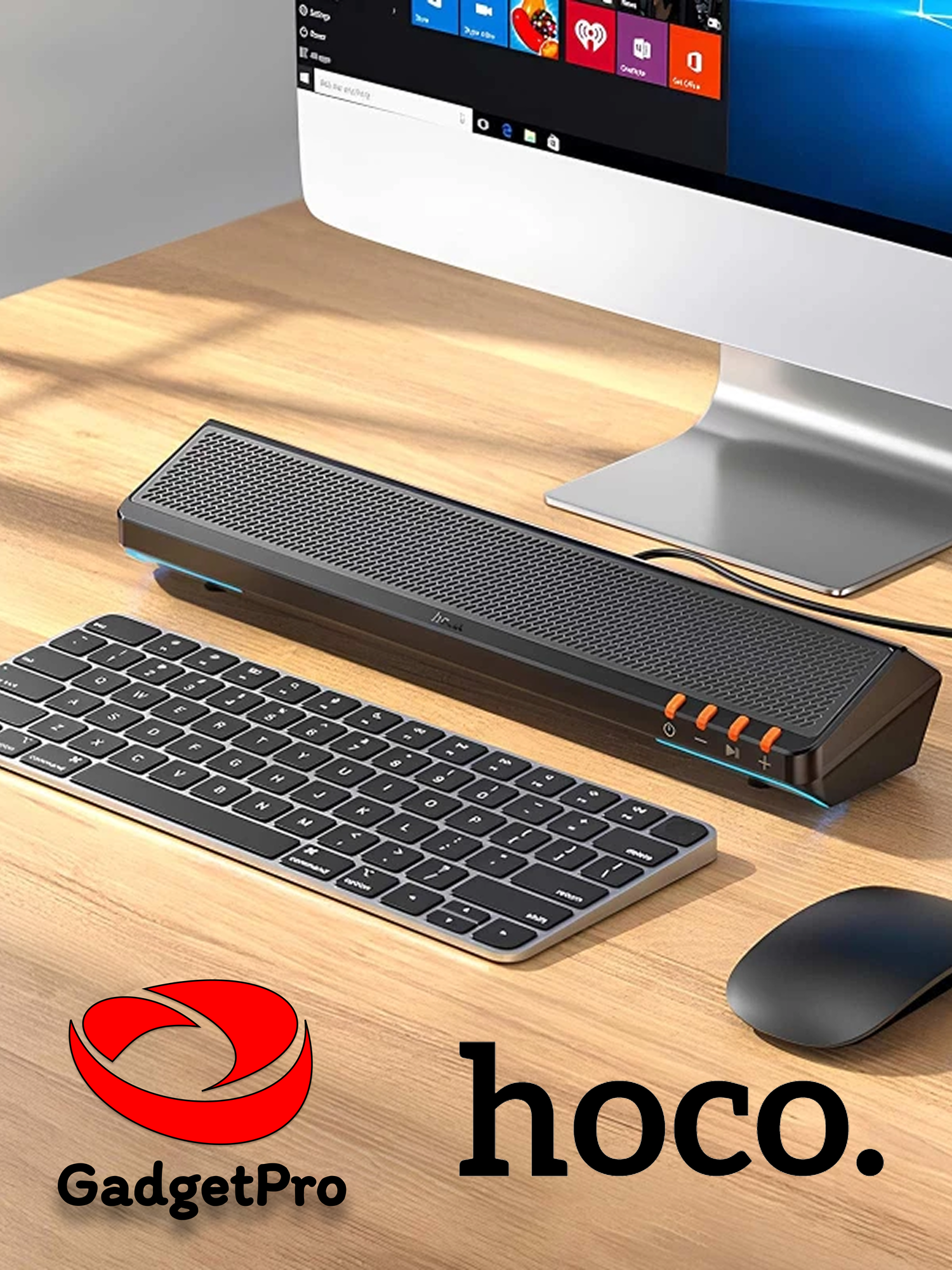 Bluetooth-колонка Hoco BS66 Smooth, 6 Вт, USB и Bluetooth 5.4, для ПК и смартфонов чёрный