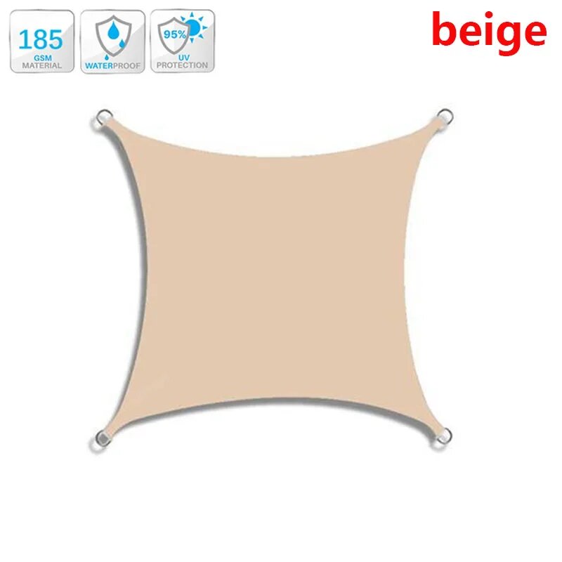 Водонепроницаемый тент GFDYML 3x5 м 4x4m Бежевый