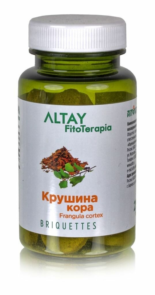 Крушина кора 50г (25 брикетов по 2г).