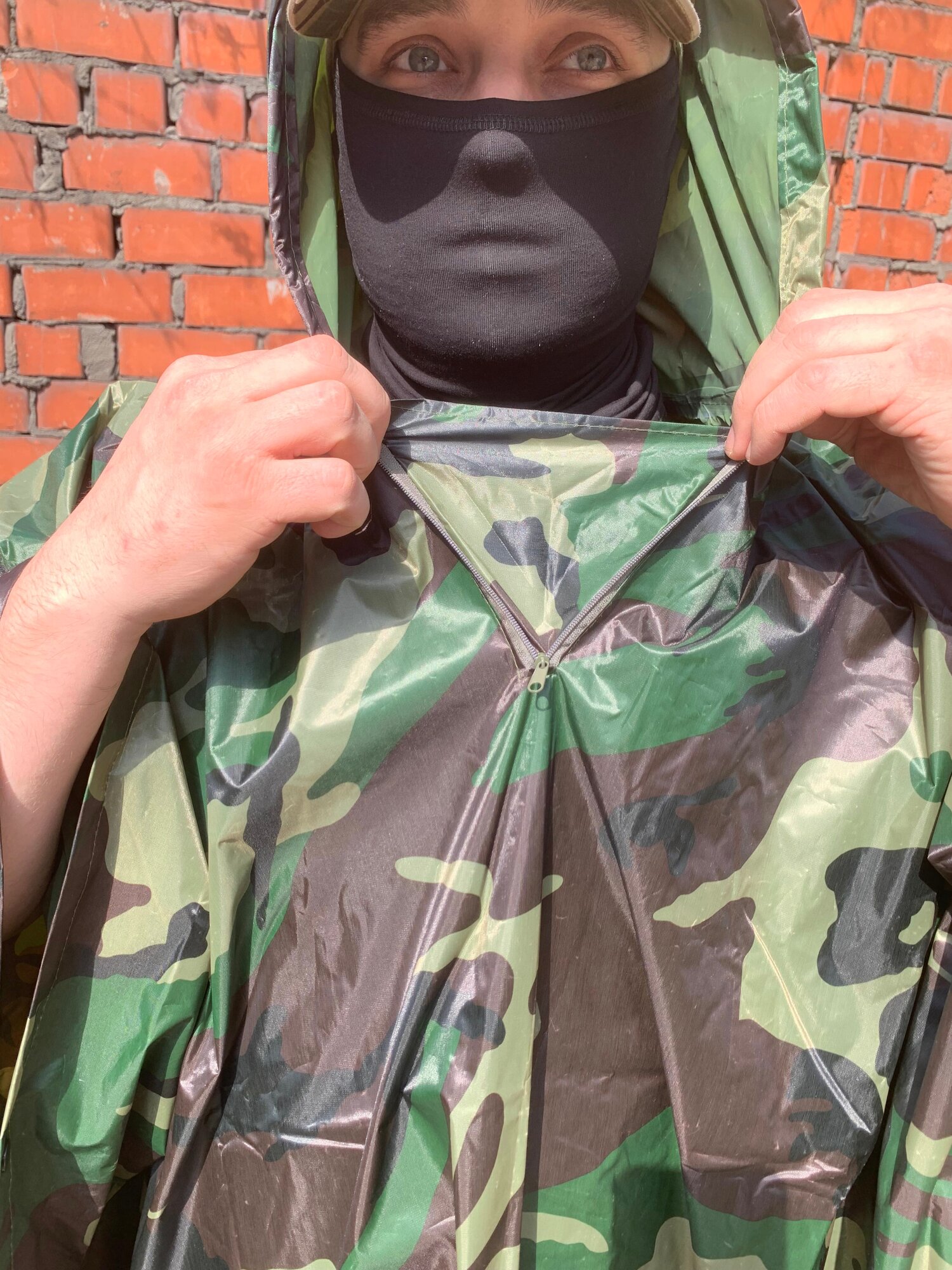 Пончо дождевик Комбат с тефлоном в расцветке флора — фото 1