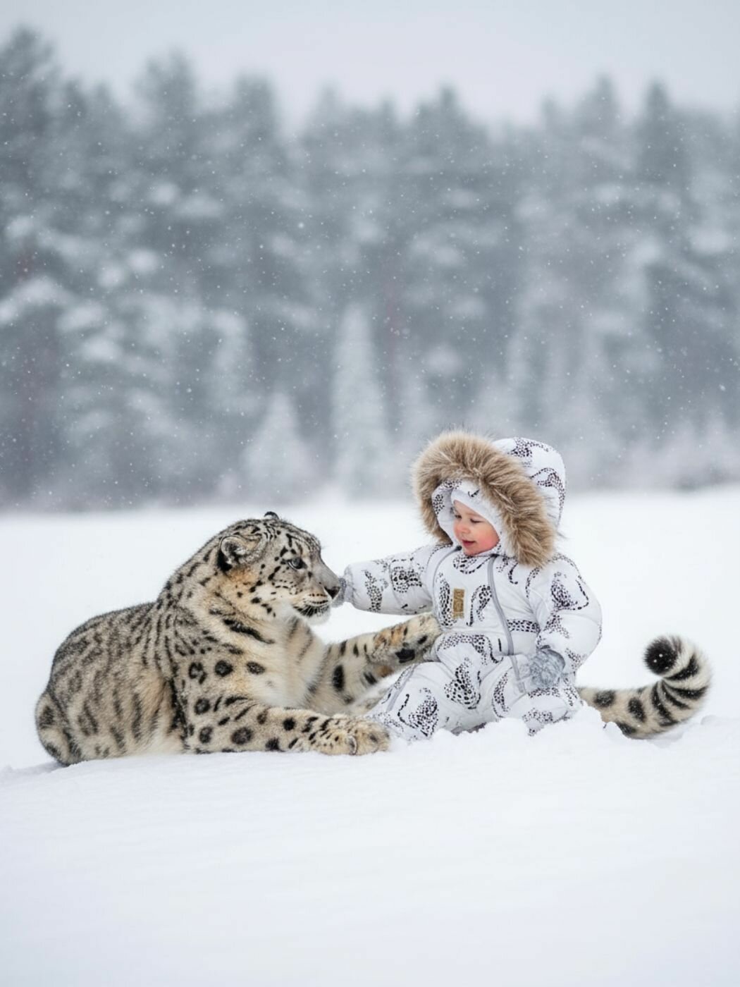 Комбинезон-трансформер MaLeK BaBy размер 68, , леопард — фото 1