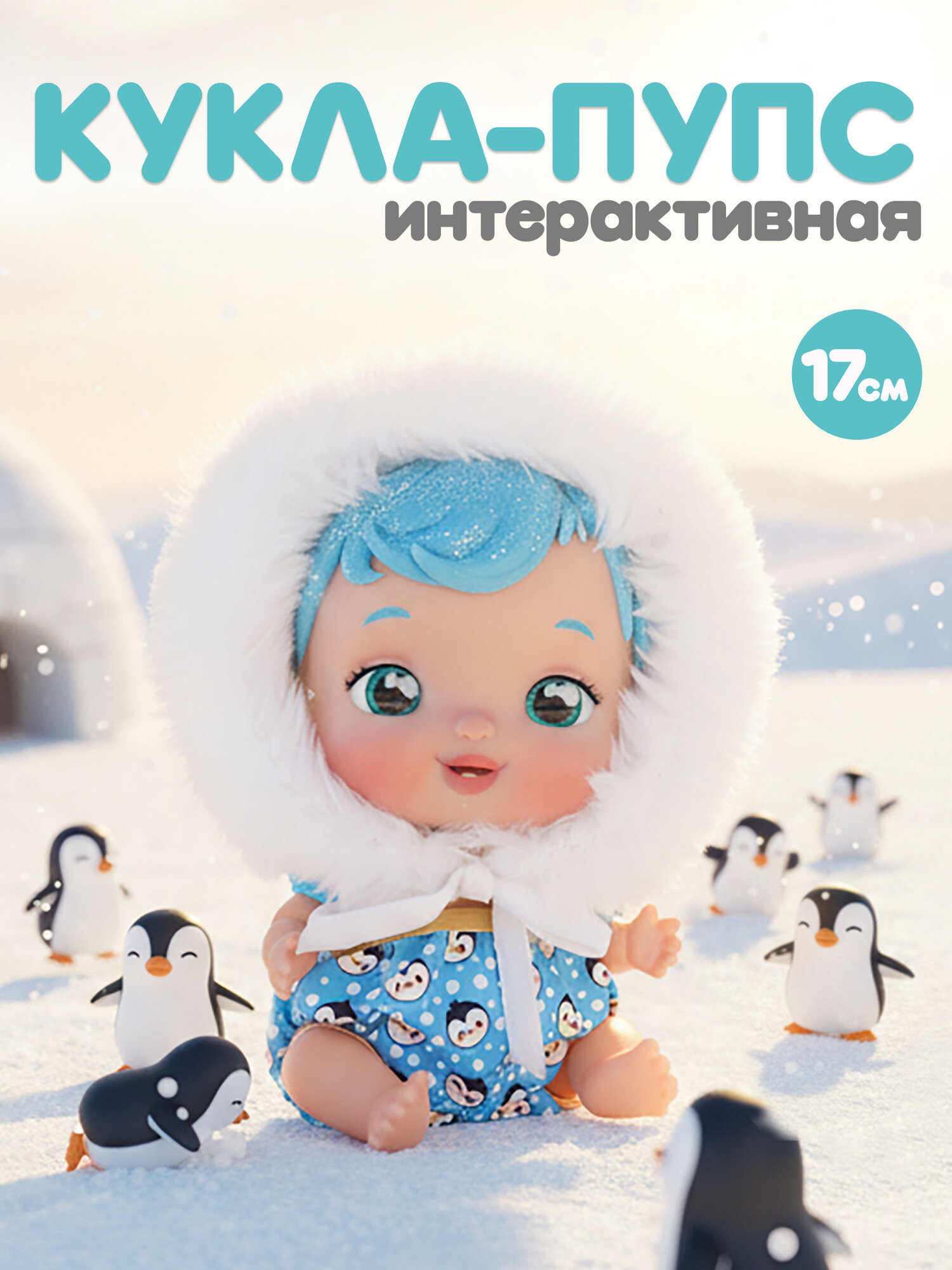 Кукла пупс Wandi-Doo Олаф высота 17 см с аксессуарами WAD00000