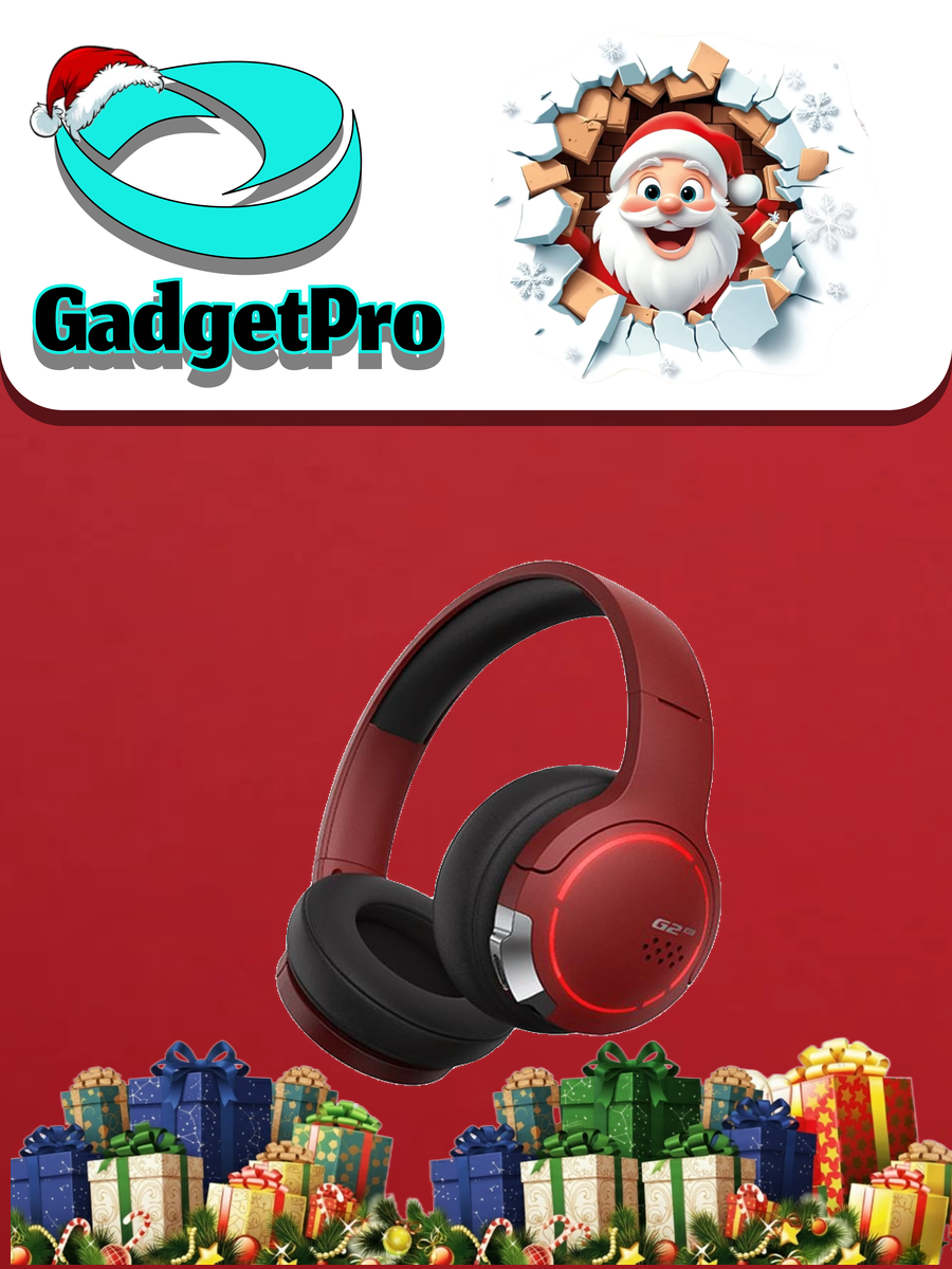 Беспроводные игровые наушники EDIFIER G2BT с микрофоном, Bluetooth 5.2, до 36 ч работы, красные