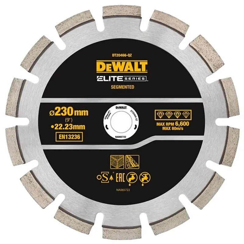 Диск алмазный DeWALT Elite ASPHALT 230 мм DT20466-QZ