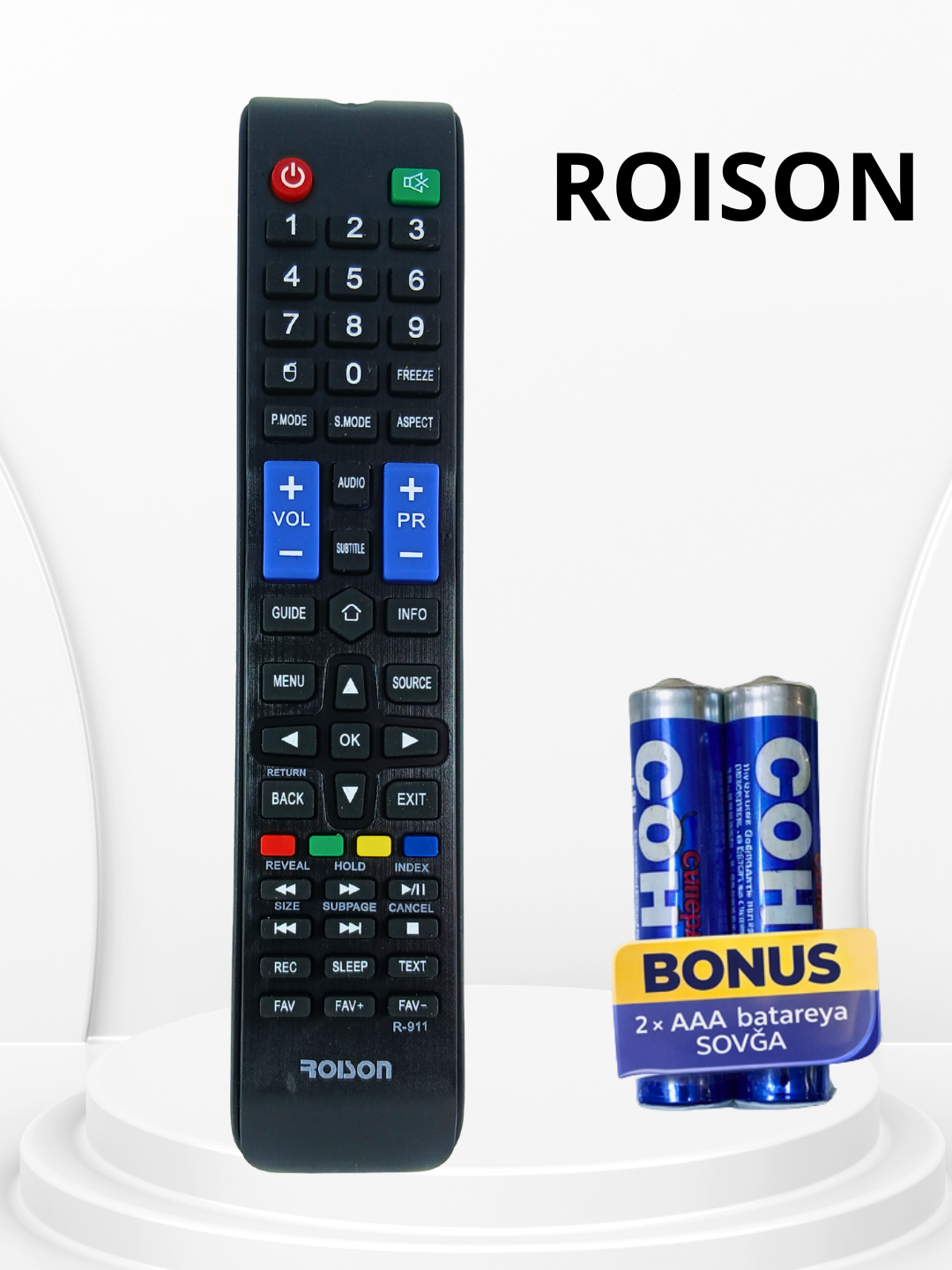 Пульт дистанционного управления ROISON R-911 для LCD и LED телевизоров