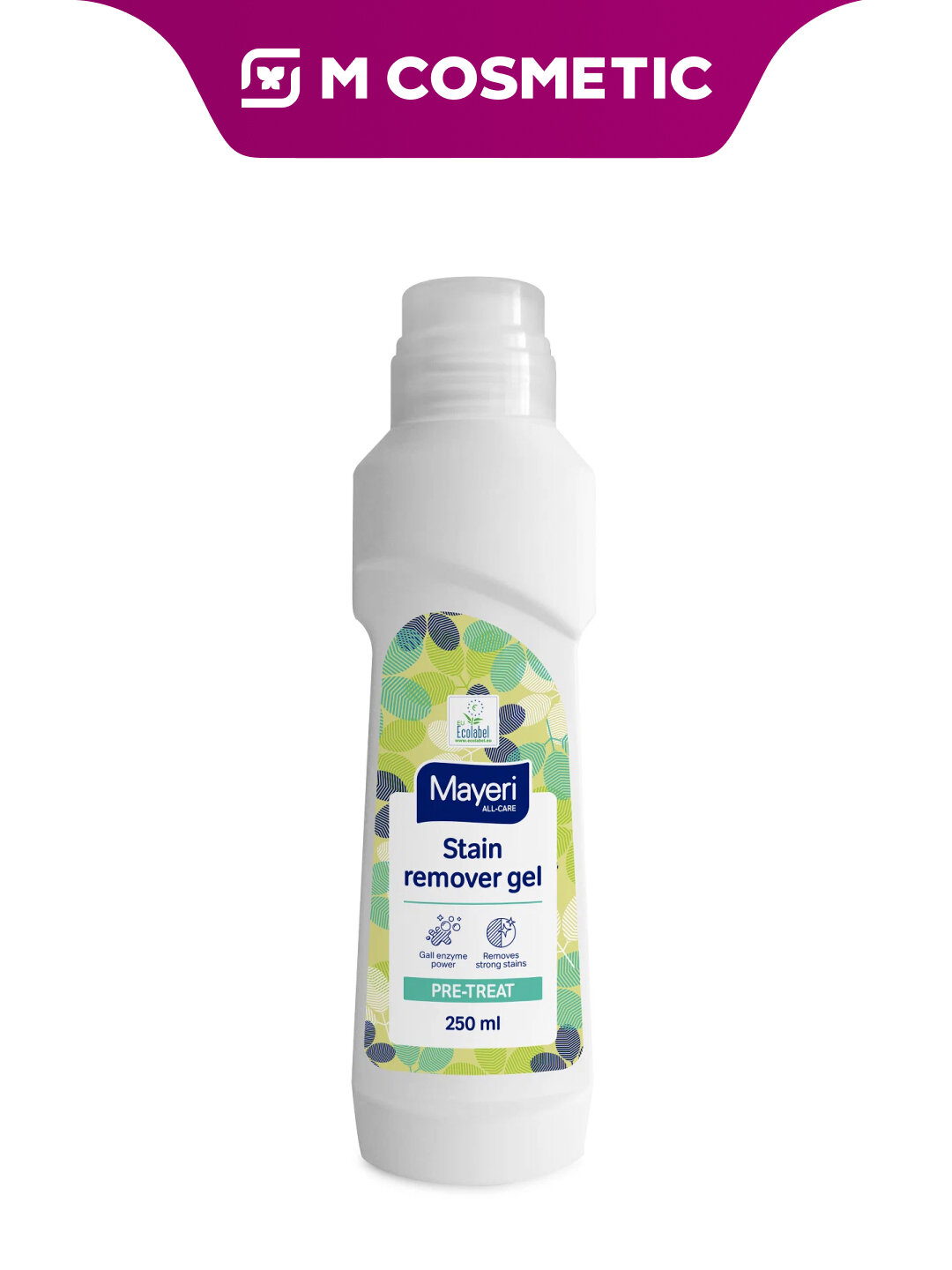 Пятновыводитель MAYERI Pre-Treat, с щеточкой, для стирки белья