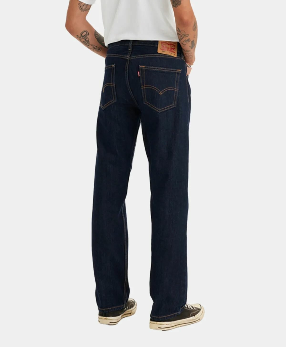 Джинсы классические Levi's 505 Regular, размер 34/32 JEAN, темно-синий 0216 — фото 1