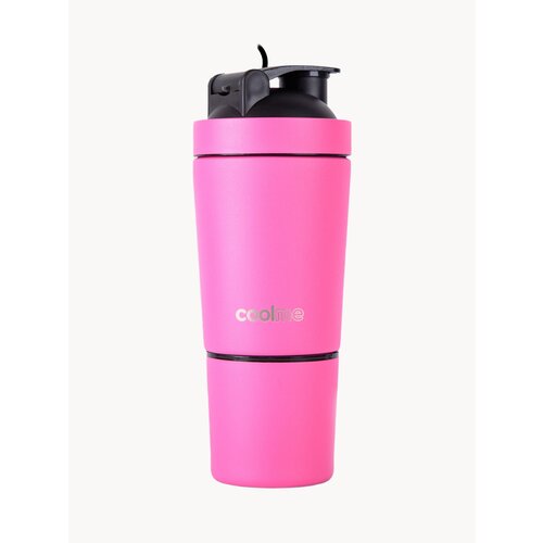 Шейкер FlexMe&Chakra, двухсекционный, из нержавеющей стали, 800 мл, цвет фуксия