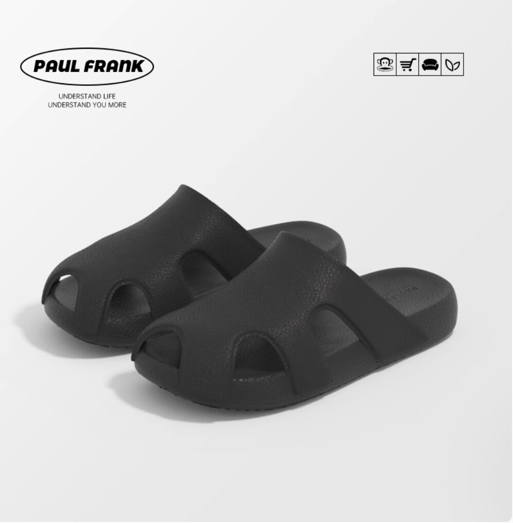 Шлёпанцы Paul Frank в стиле Ретро, размер 42-43, черный