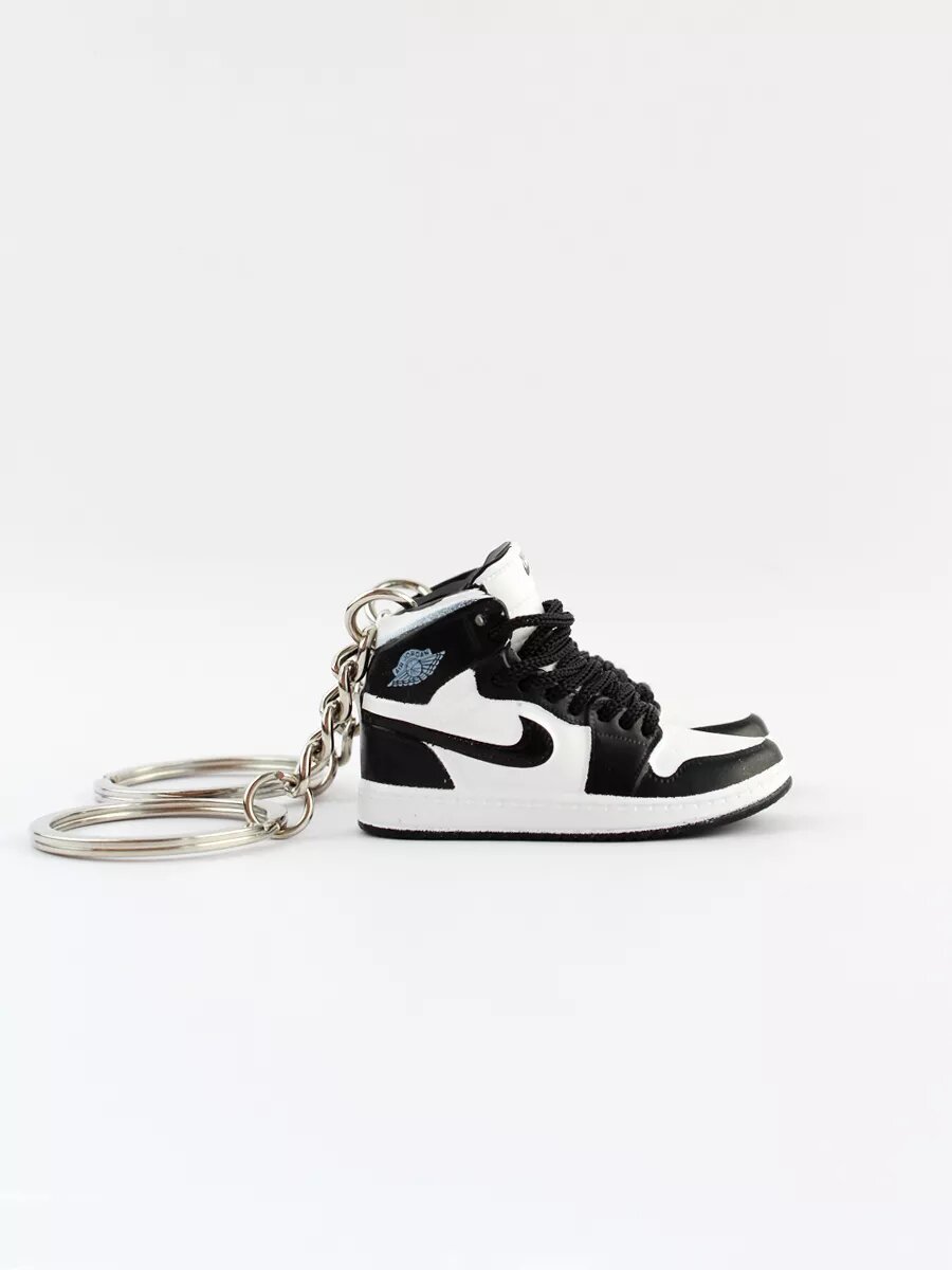 Брелок, 2 шт., черный, белый — фото 1