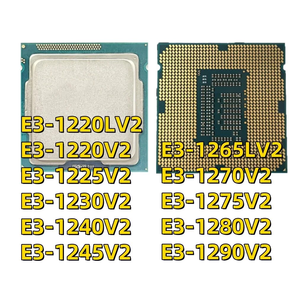 Б/у E3 1230V2/1240V2/1220V2/1225V2/1245V2/1265LV2/1270V2/1275V2/1280V2/1290V2/1220LV2, E3-1275V2 x 1pcs