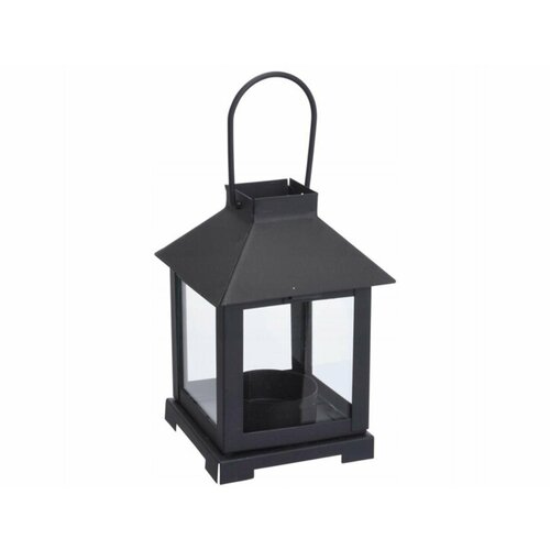 Подсвечник-фонарик металл чёрный 17 см Koopman International 1524₽