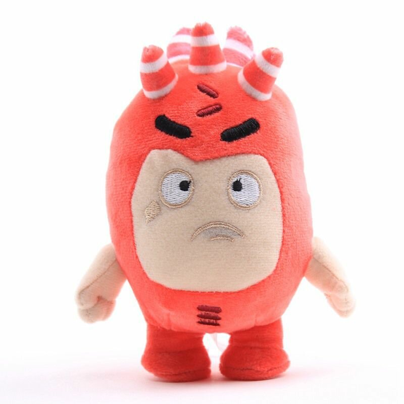 Мягкая плюшевая игрушка Oddbods 18 см: Ньют, Бабблз, Пого, Зи, Джефф, Фьюз, Слик — идеально для коллекции
