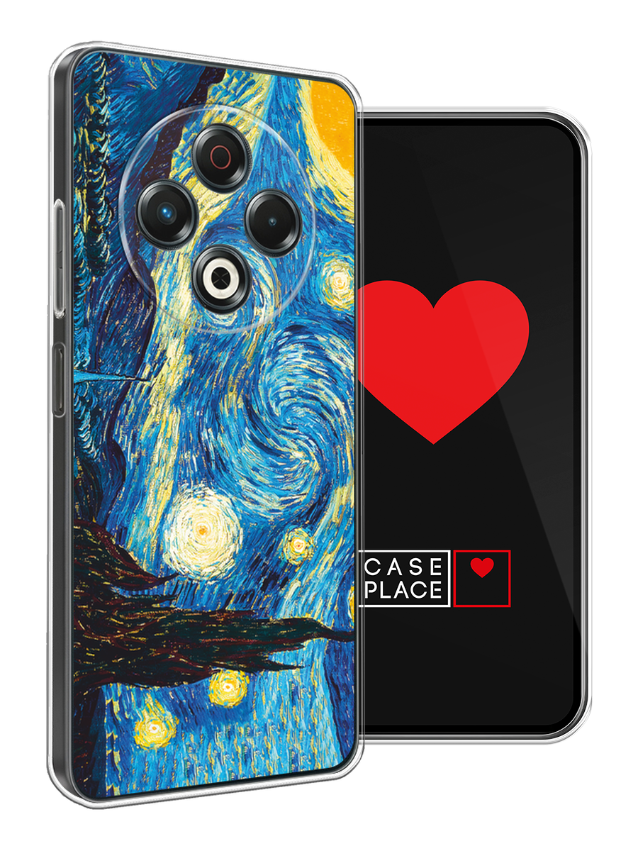 Чехол на Tecno Spark 30 / Текно Спарк 30 с принтом Звездная ночь — фото 1