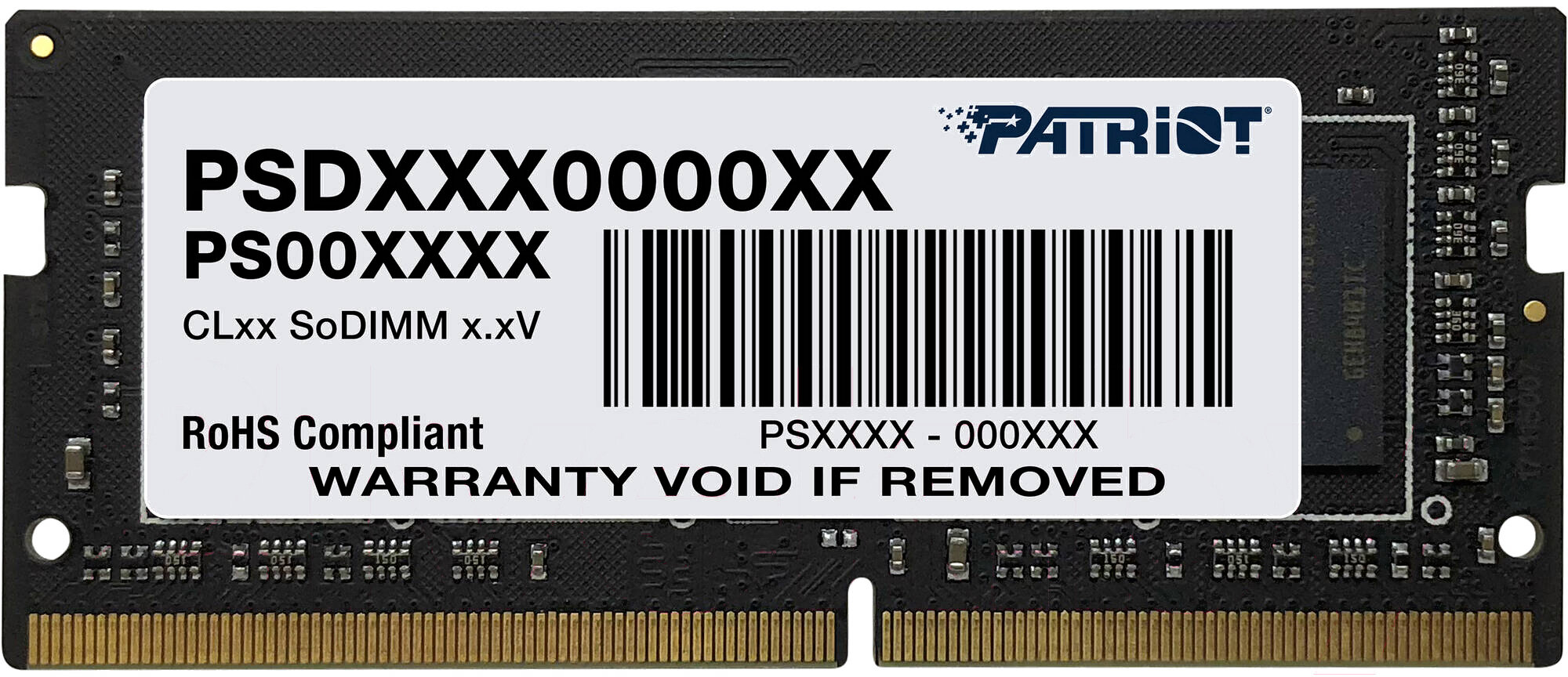PATRIOT PSD416G266681S Оперативная память Signature, DDR4, 16GB (1x16 GB), 2666 MHz, CL19, SO-DIMM