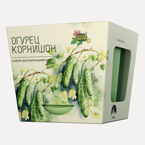 Изображение товара Магия Цветов Набор для выращивания огурца корнишон mf-021семена, инструкции, уход