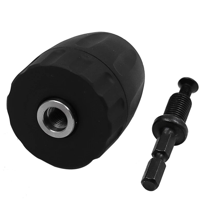 3/8-24UNF 0.8-10MM шестигранный хвостовик для сверл без ключа зажим с адаптером для стержня шестигранный хвостовик 1/4 отвертка инструмент для преобразования бит